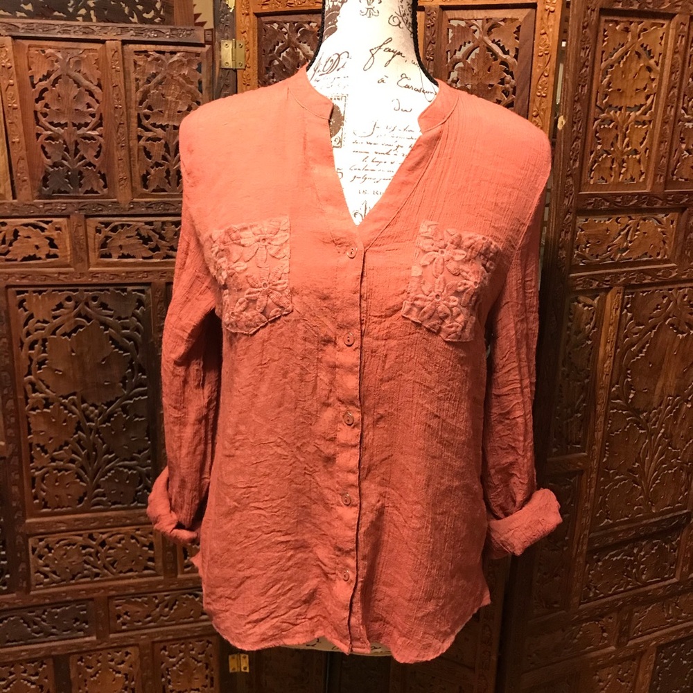 Mine Floral Embroidered Top